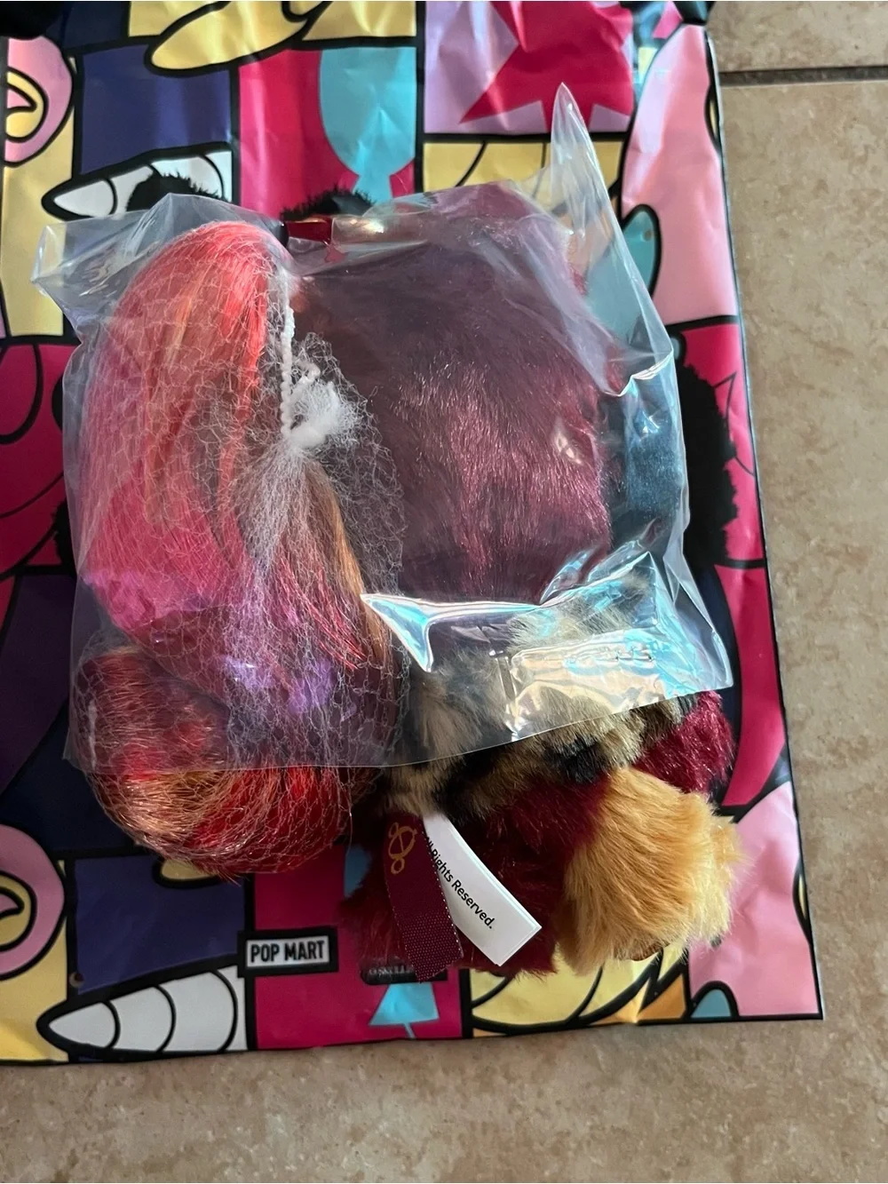 POP Mart Skullpanda My Little Pony Sunset Shimmer Secret plush pendant